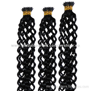 24-Inch Natural Color Natural Wave Stick Hair Extensions